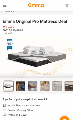 Emma original pro mattress - emma,